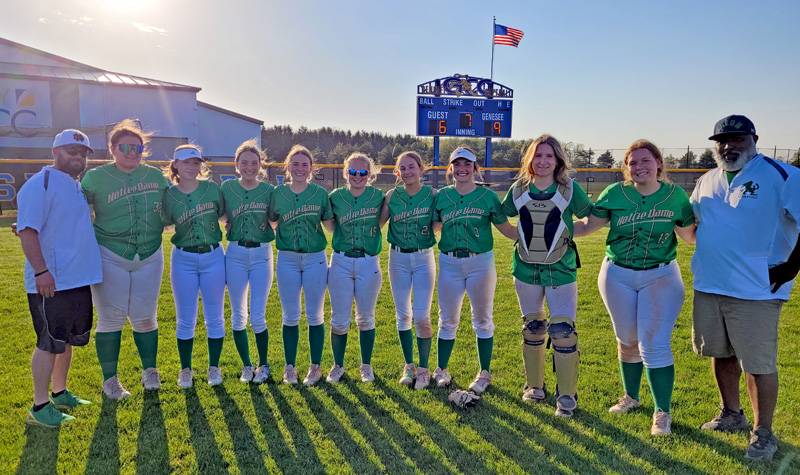 notre dame girls softball