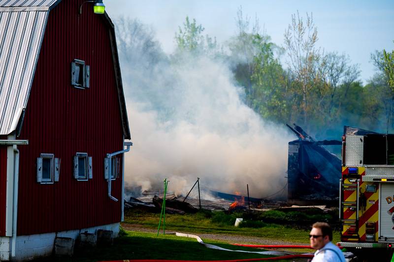 sumner road barn fire darien